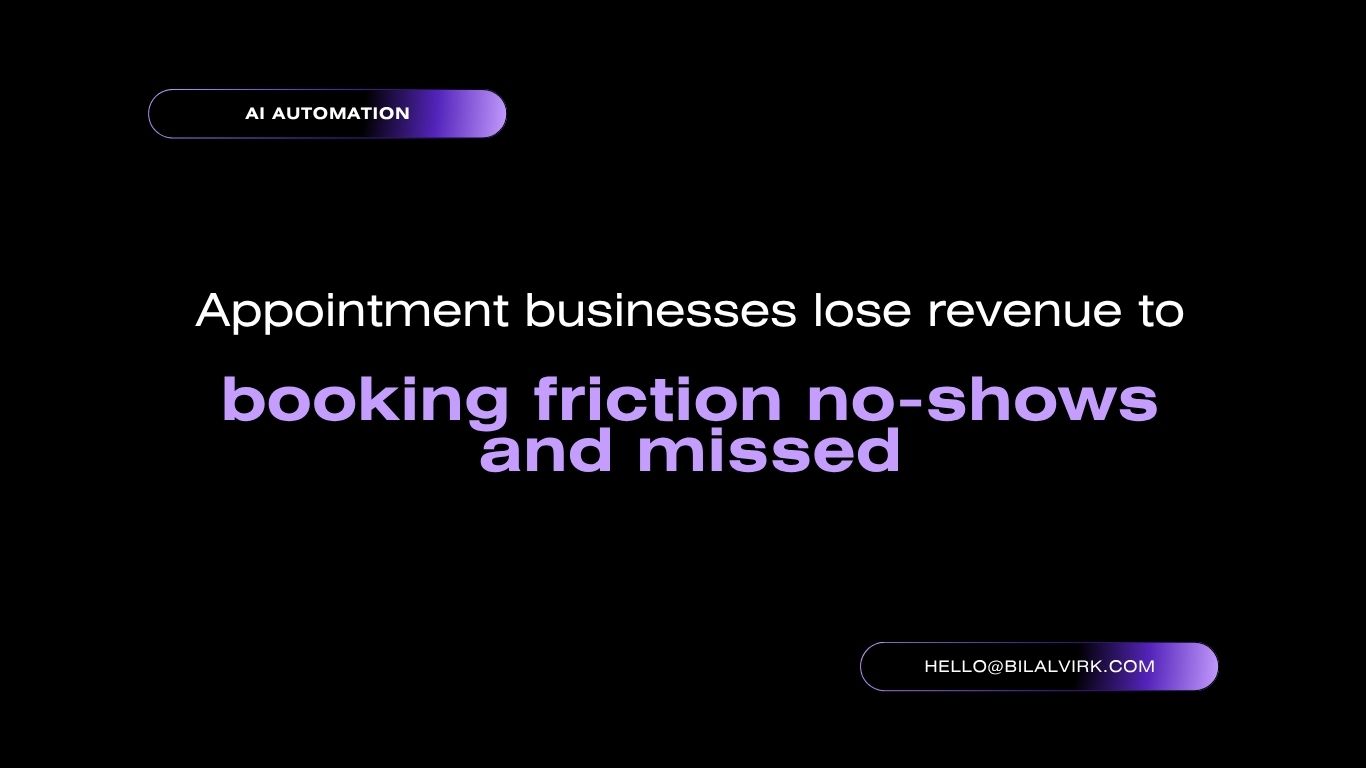 AI for Appointment-Based Businesses: How to Fill Your Calendar Without Manual Back-and-Forth