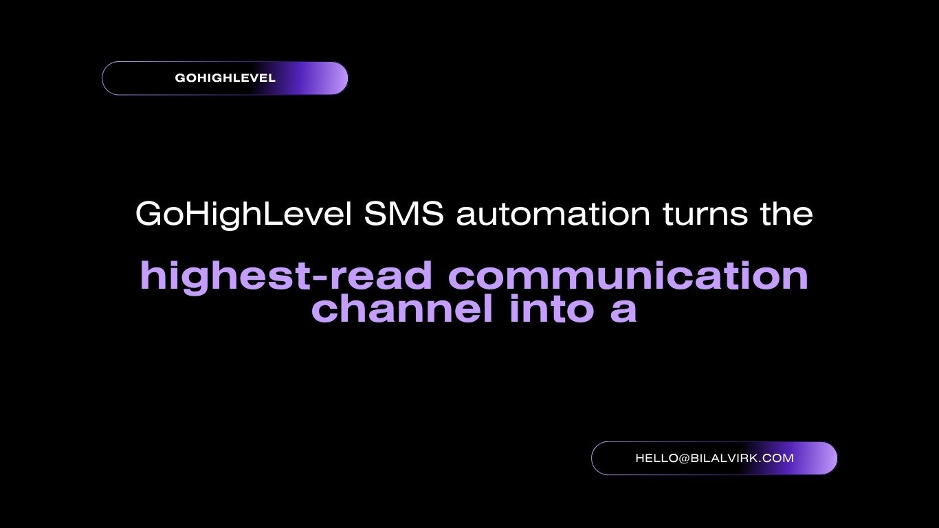 GoHighLevel SMS Automation: How to Build Text Sequences That Actually Get Replies