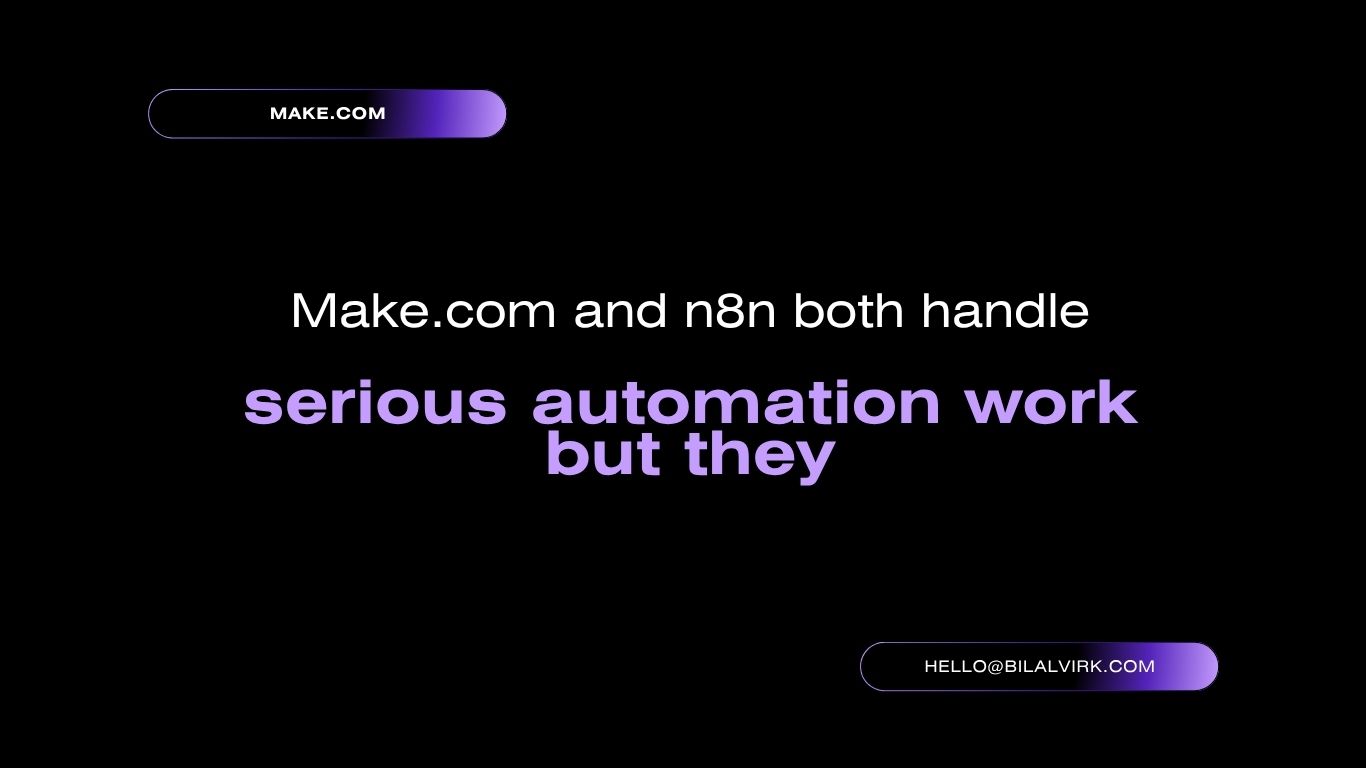 Make.com vs n8n: A Developer's Honest Take on Both Platforms
