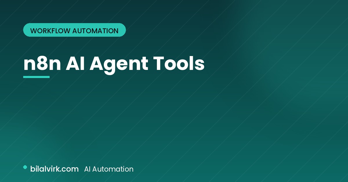 n8n AI Agent Tools